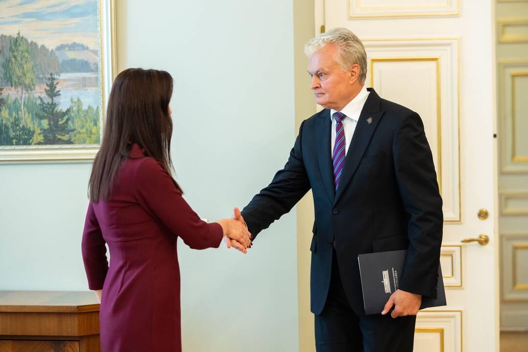 Prezidentas susitiko su kandidate į premjeres Ruginiene