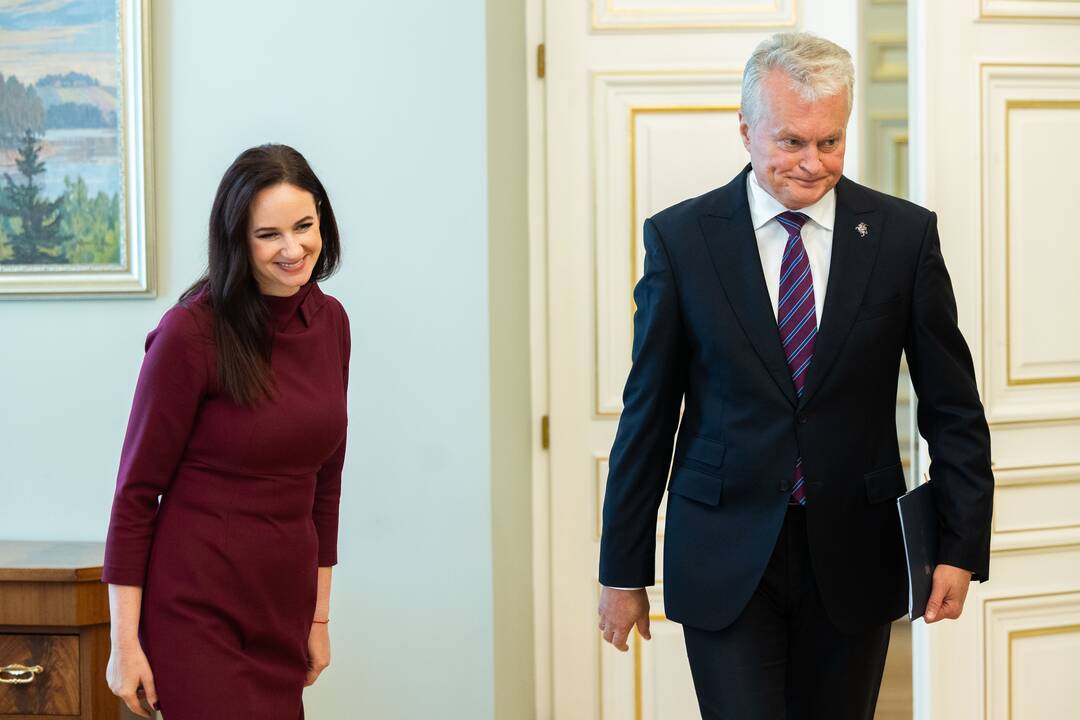 Prezidentas susitiko su kandidate į premjeres Ruginiene