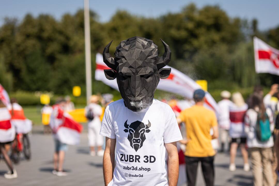 Lietuvos baltarusių mitingas prieš A. Lukašenkos režimą