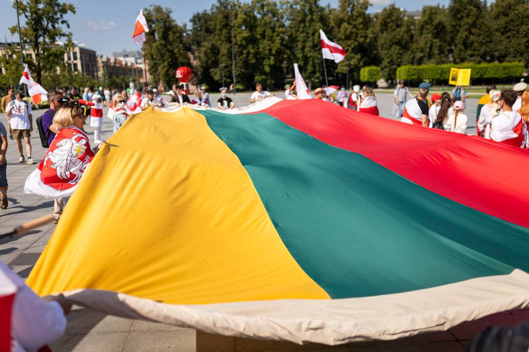 Lietuvos baltarusių mitingas prieš A. Lukašenkos režimą