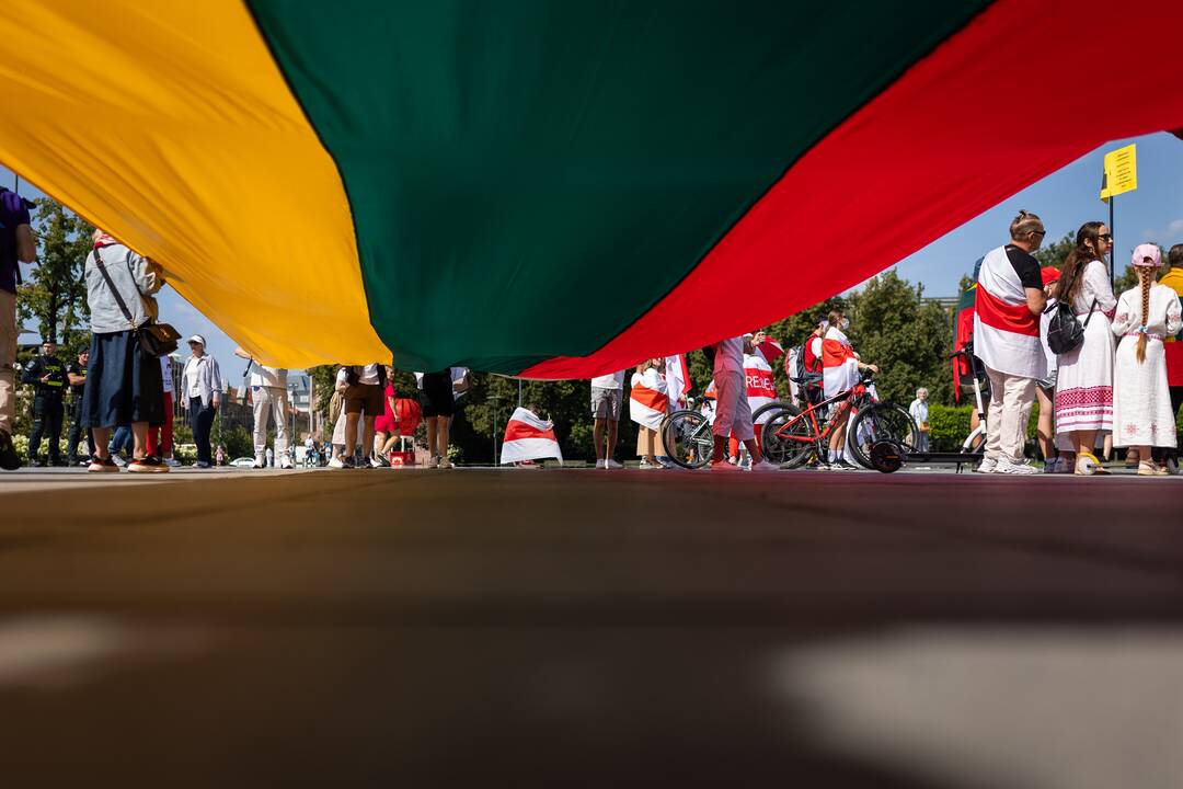 Lietuvos baltarusių mitingas prieš A. Lukašenkos režimą
