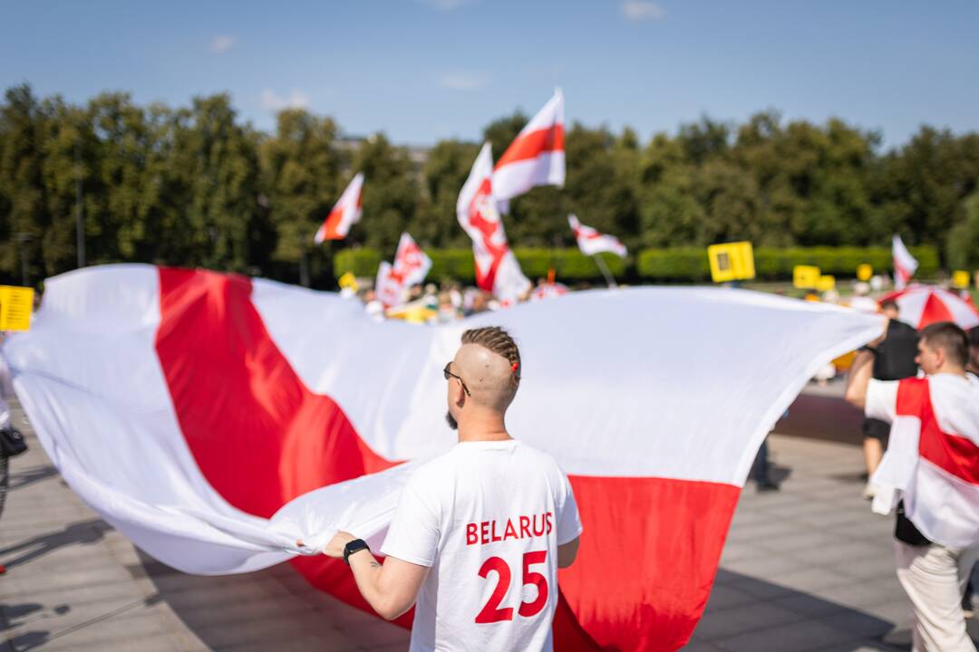 Lietuvos baltarusių mitingas prieš A. Lukašenkos režimą