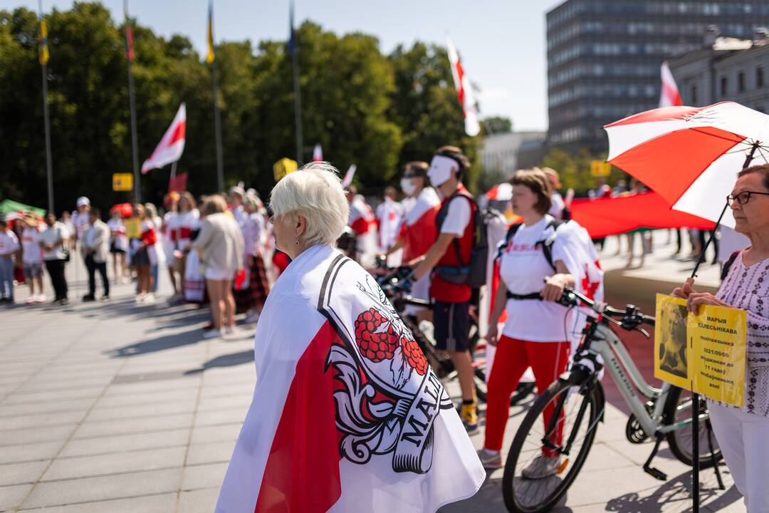 Lietuvos baltarusių mitingas prieš A. Lukašenkos režimą