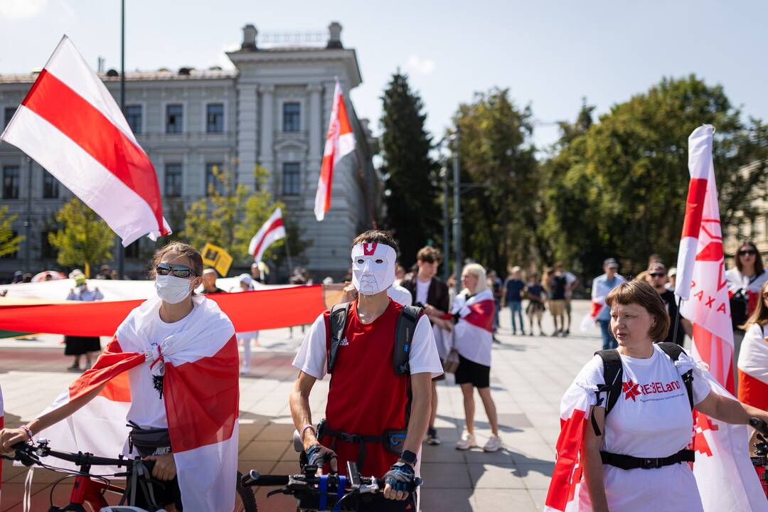 Lietuvos baltarusių mitingas prieš A. Lukašenkos režimą