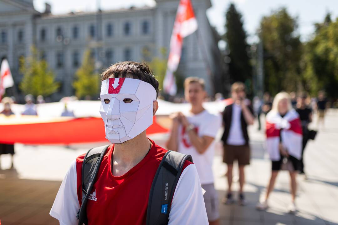 Lietuvos baltarusių mitingas prieš A. Lukašenkos režimą