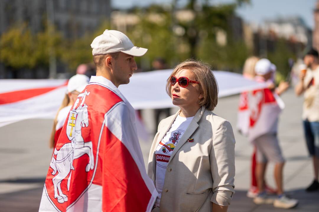Lietuvos baltarusių mitingas prieš A. Lukašenkos režimą