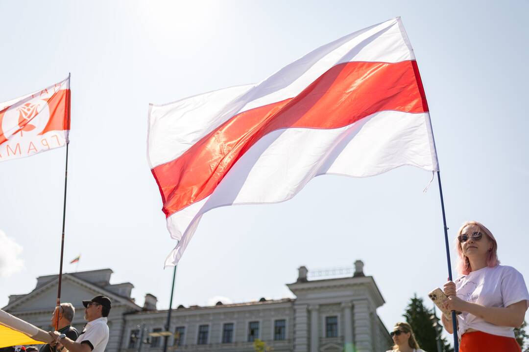 Lietuvos baltarusių mitingas prieš A. Lukašenkos režimą