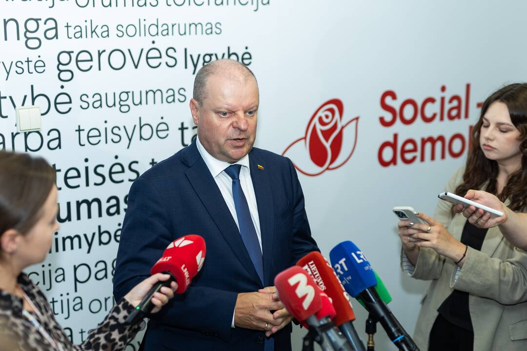 LSDP susitiko su demokratų partija „Vardan Lietuvos“