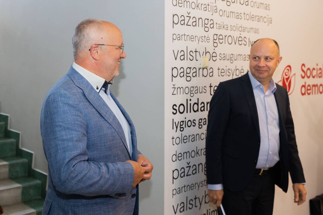 LSDP susitiko su Lietuvos valstiečių ir žaliųjų sąjunga