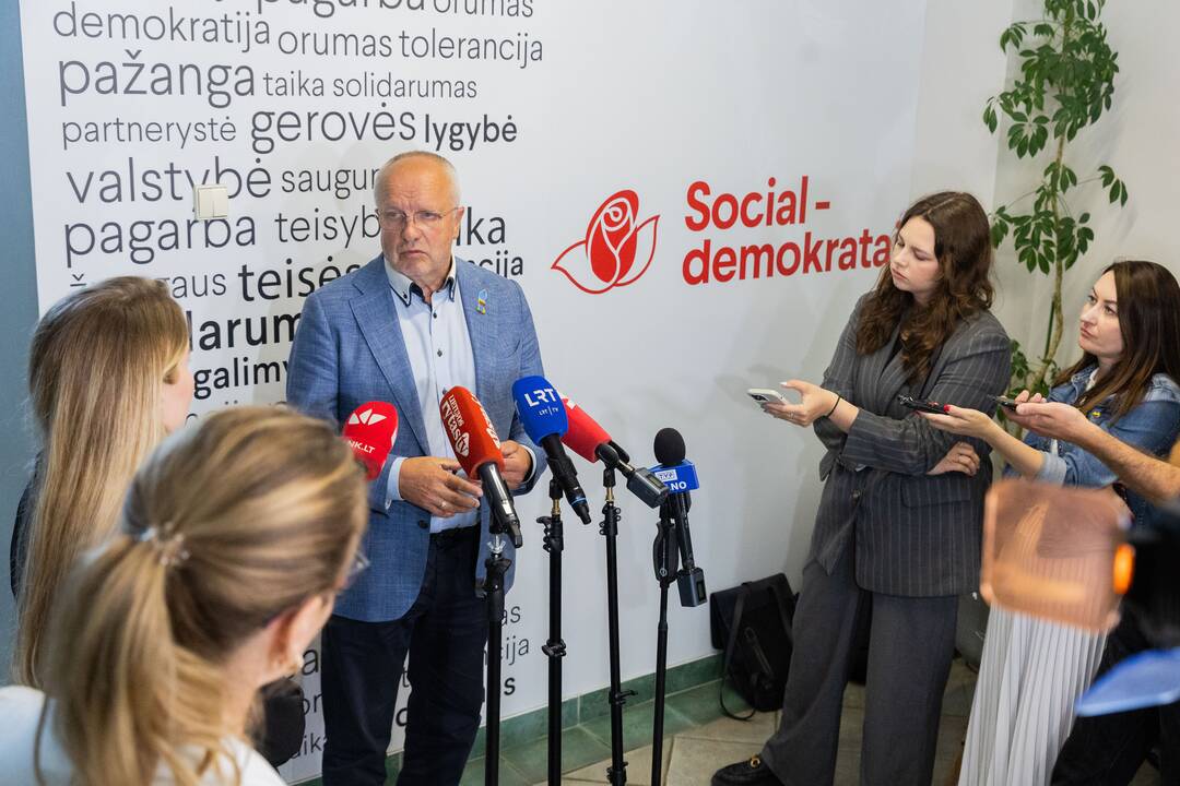 LSDP susitiko su Lietuvos valstiečių ir žaliųjų sąjunga