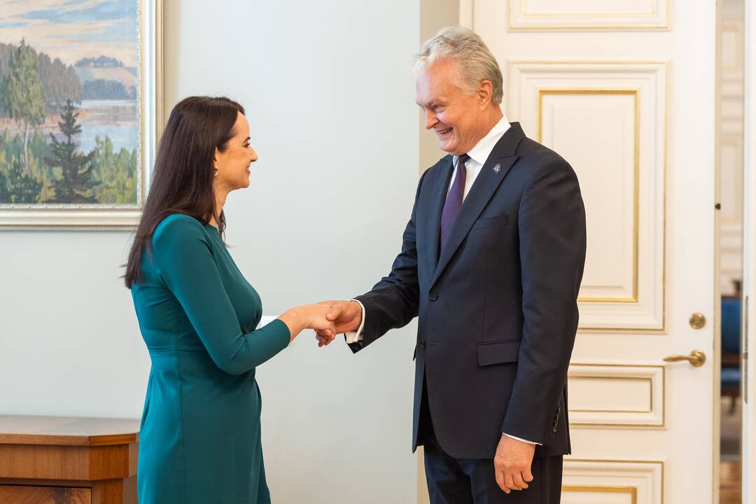 Nausėda susitiko su Ruginiene