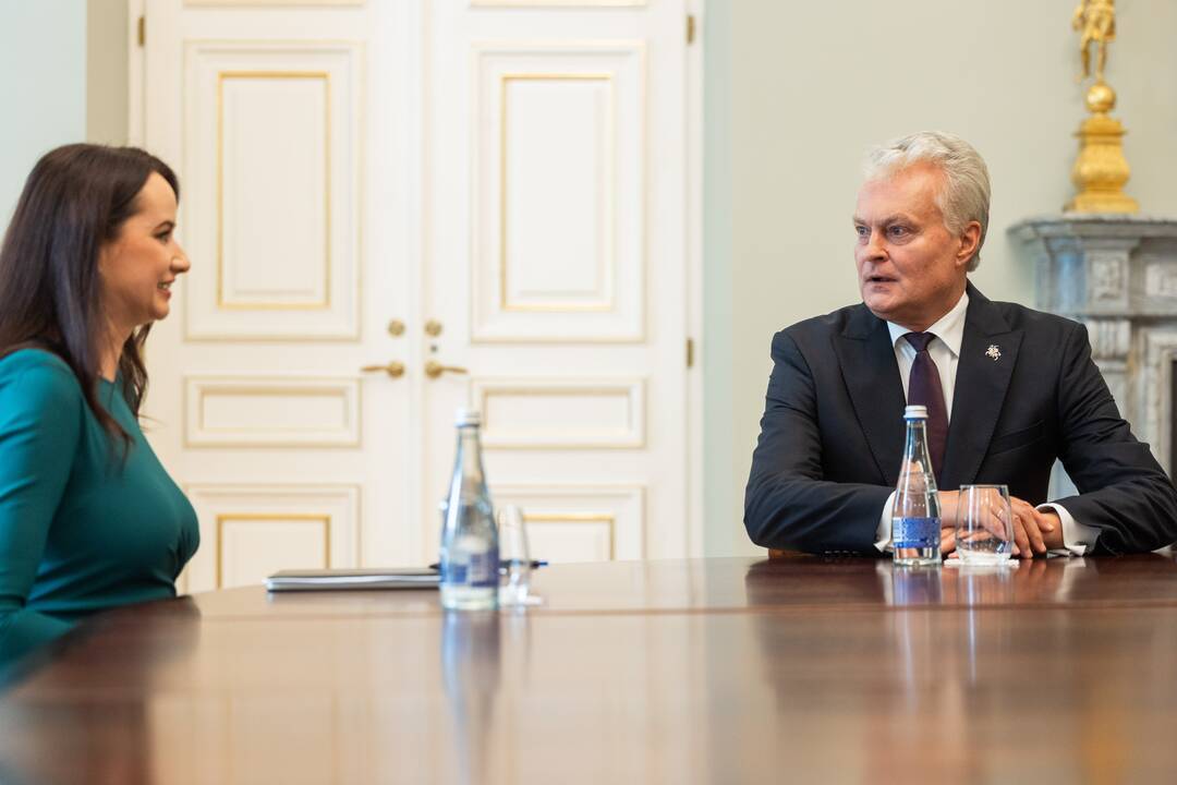 Nausėda susitiko su Ruginiene