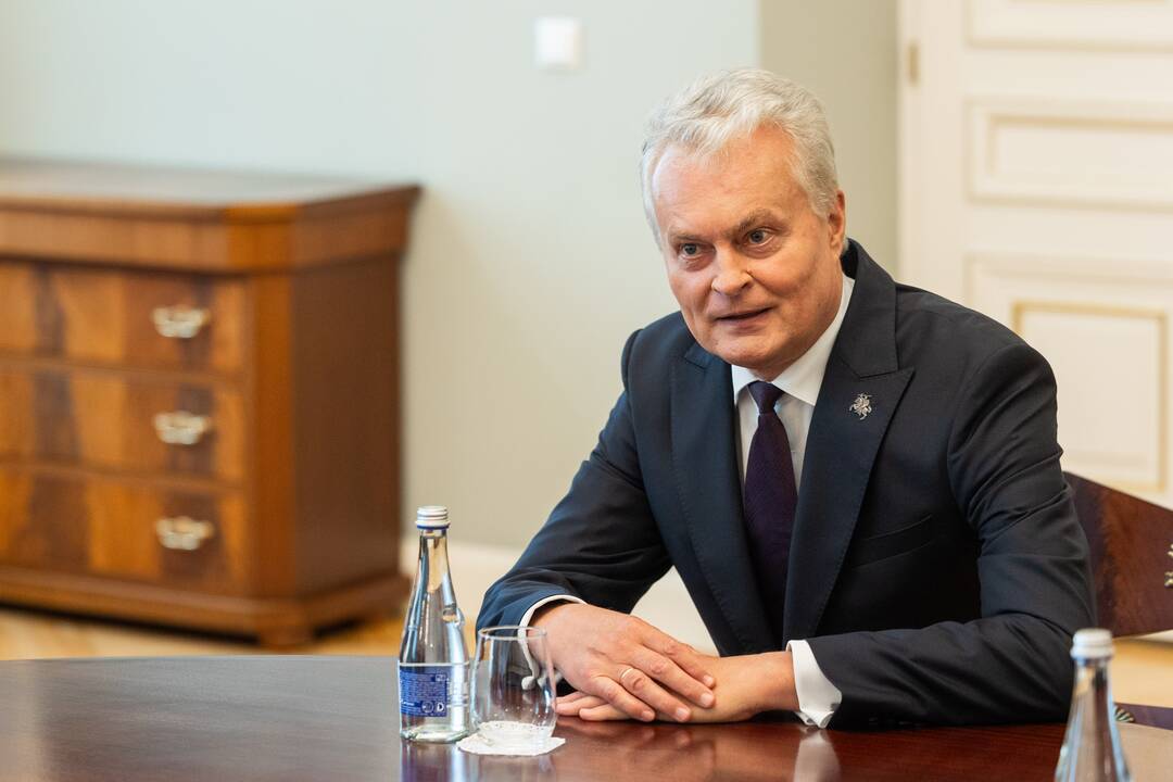 Nausėda susitiko su Ruginiene