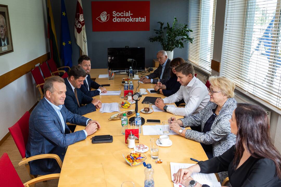 LSDP ir „Nemuno aušros“ atstovų susitikimas