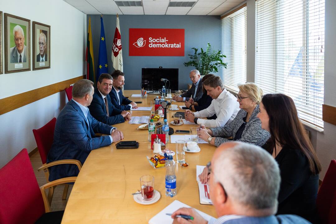 LSDP ir „Nemuno aušros“ atstovų susitikimas