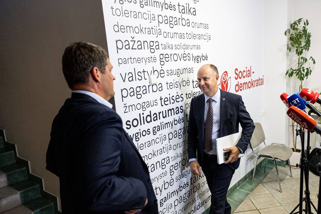 Komentarai po LSDP susitikimo su „Nemuno aušra“ ir „Lietuvos valstiečių ir žaliųjų sąjunga“