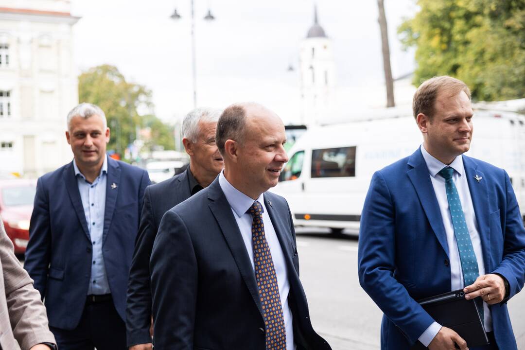 LSDP susitikimas su Lietuvos valstiečių ir žaliųjų sąjunga