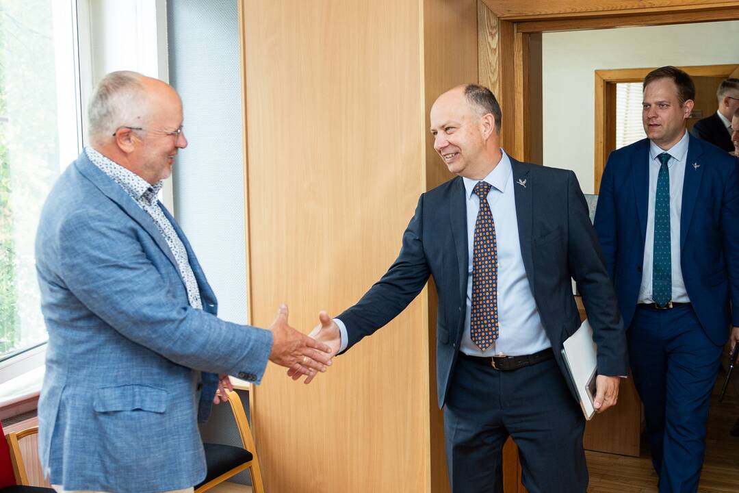 LSDP susitikimas su Lietuvos valstiečių ir žaliųjų sąjunga