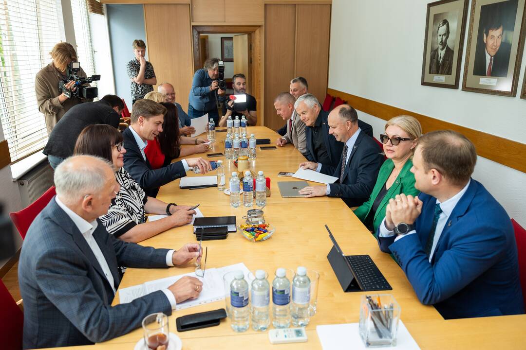LSDP susitikimas su Lietuvos valstiečių ir žaliųjų sąjunga