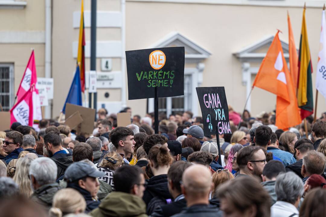 Protesto „Gėdos diena“ eisena