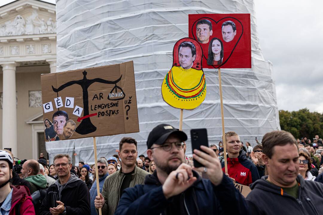 Protesto „Gėdos diena“ eisena