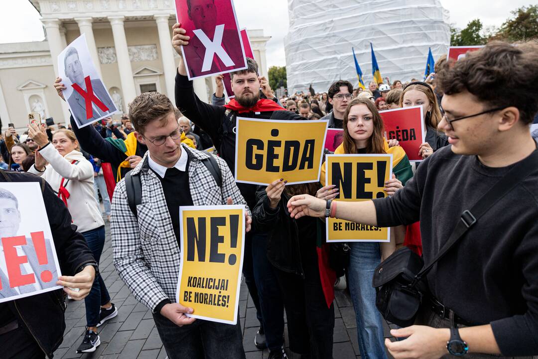 Protesto „Gėdos diena“ eisena