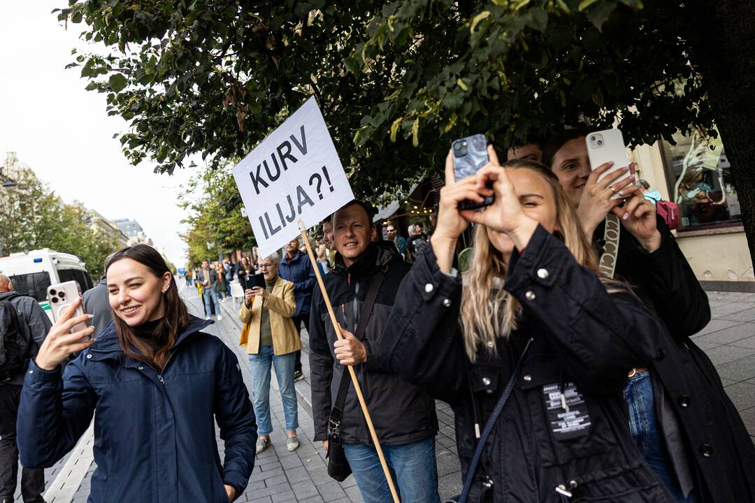 Protesto „Gėdos diena“ eisena