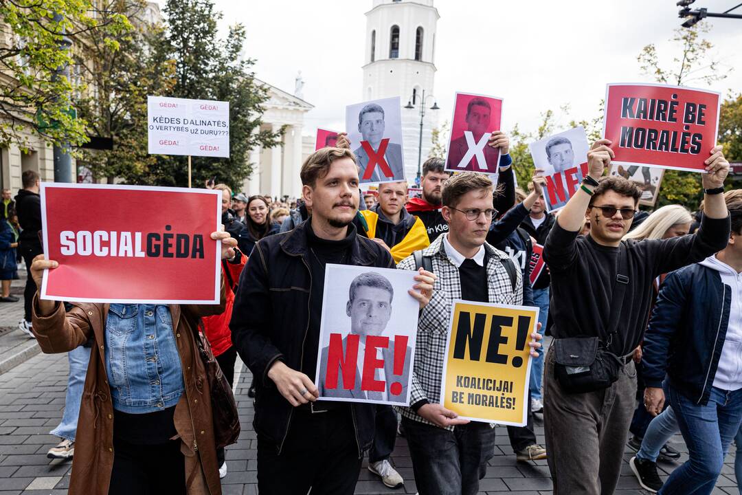 Protesto „Gėdos diena“ eisena
