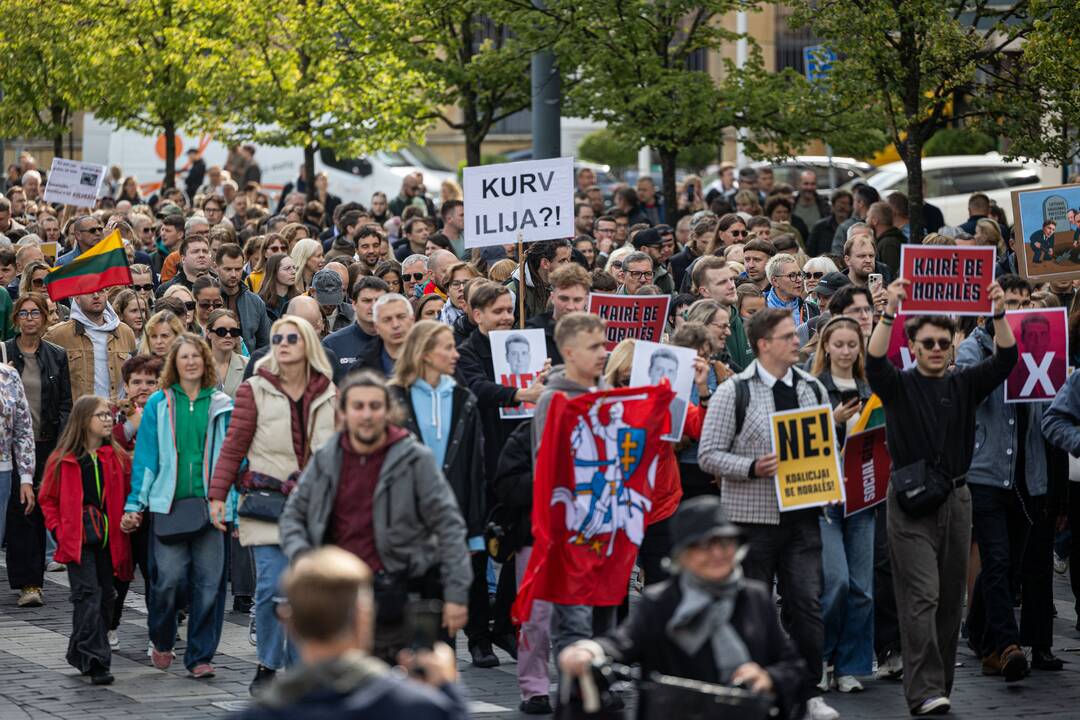 Protesto „Gėdos diena“ eisena