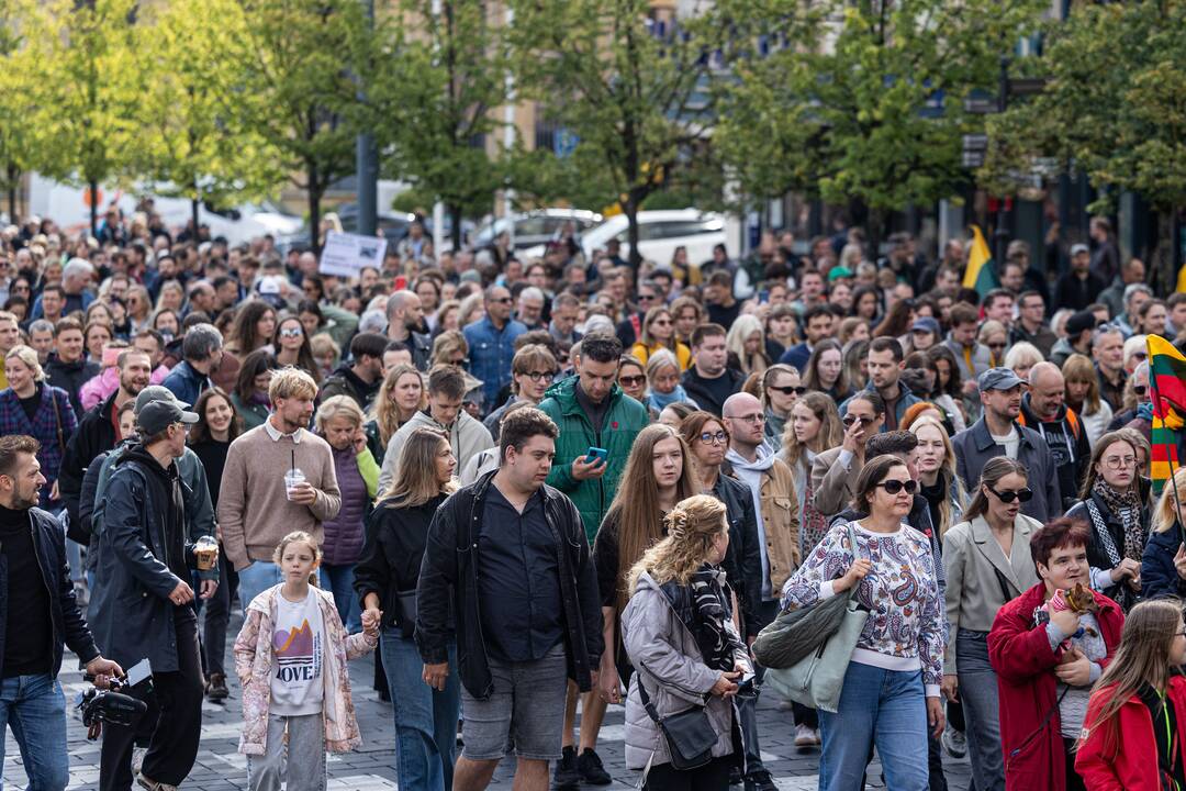 Protesto „Gėdos diena“ eisena