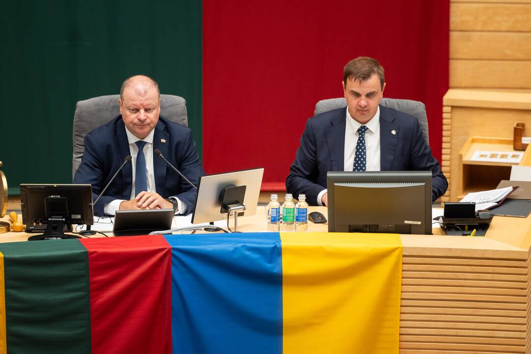 Vyksta balsavimas dėl premjerės kandidatūros