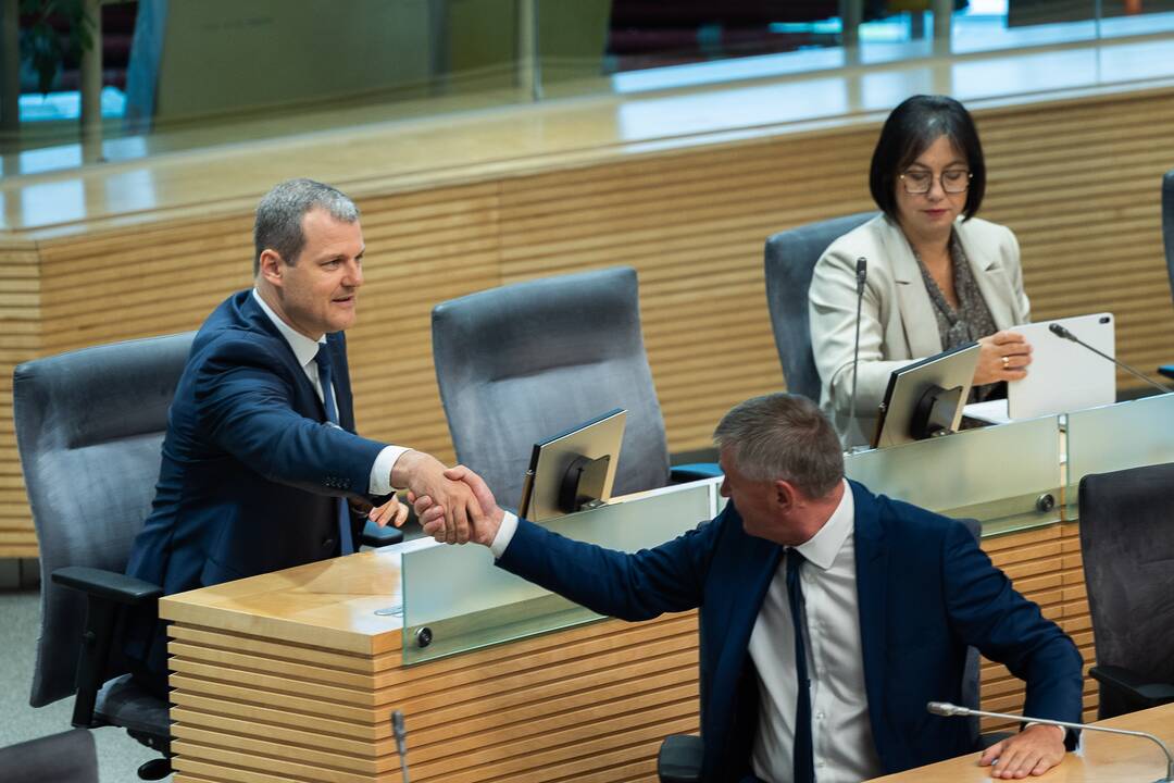 Vyksta balsavimas dėl premjerės kandidatūros