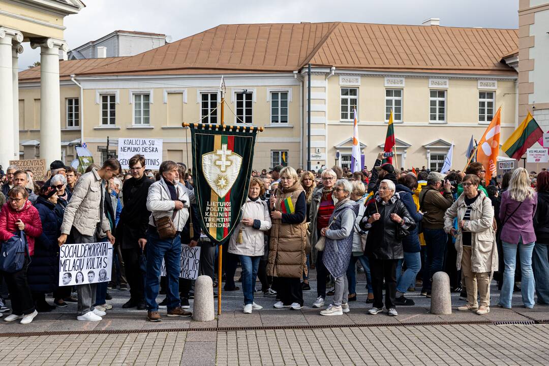 Sostinėje – protestas „Gėdos diena“