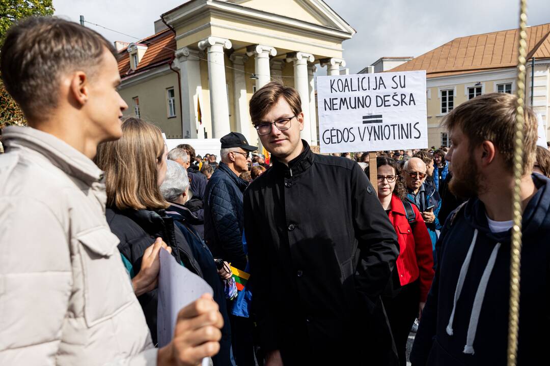 Sostinėje – protestas „Gėdos diena“