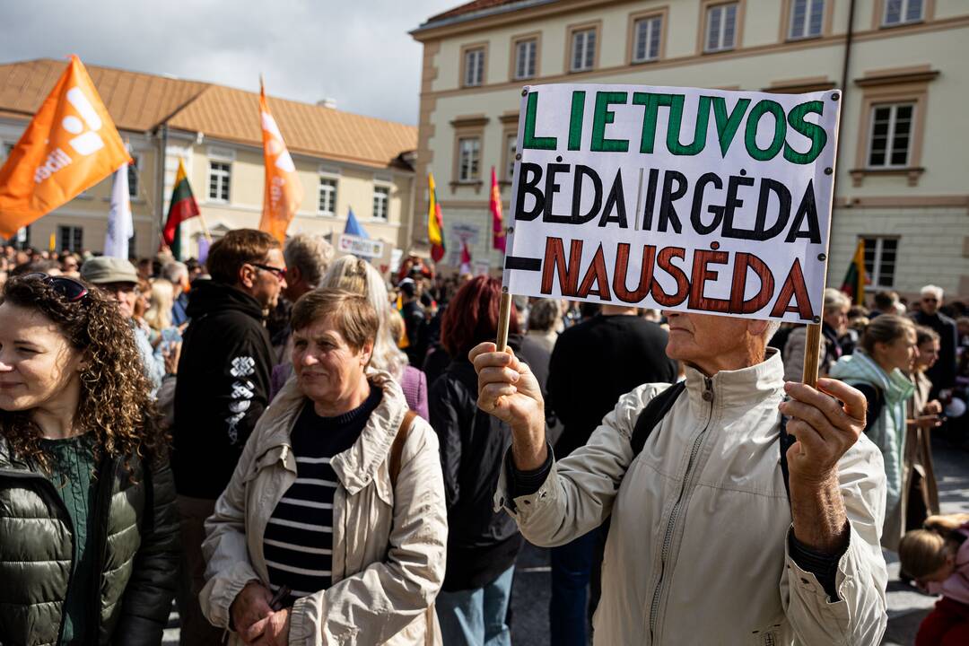 Sostinėje – protestas „Gėdos diena“