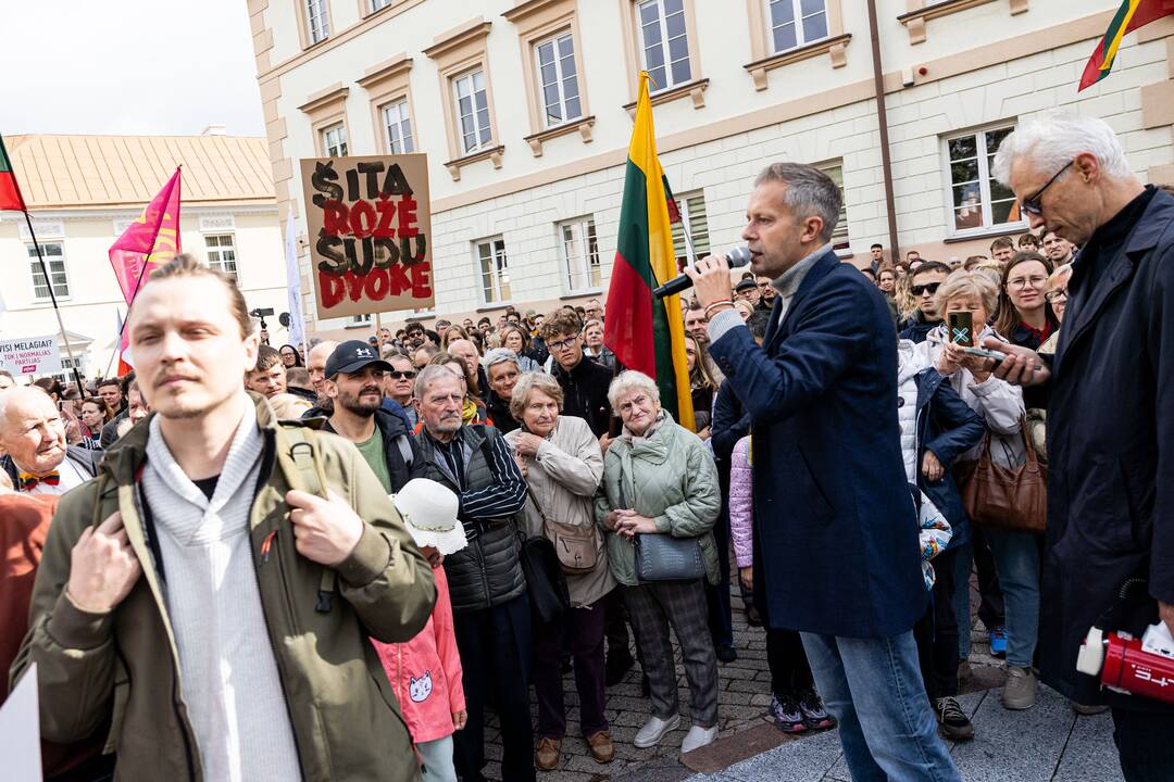 Sostinėje – protestas „Gėdos diena“