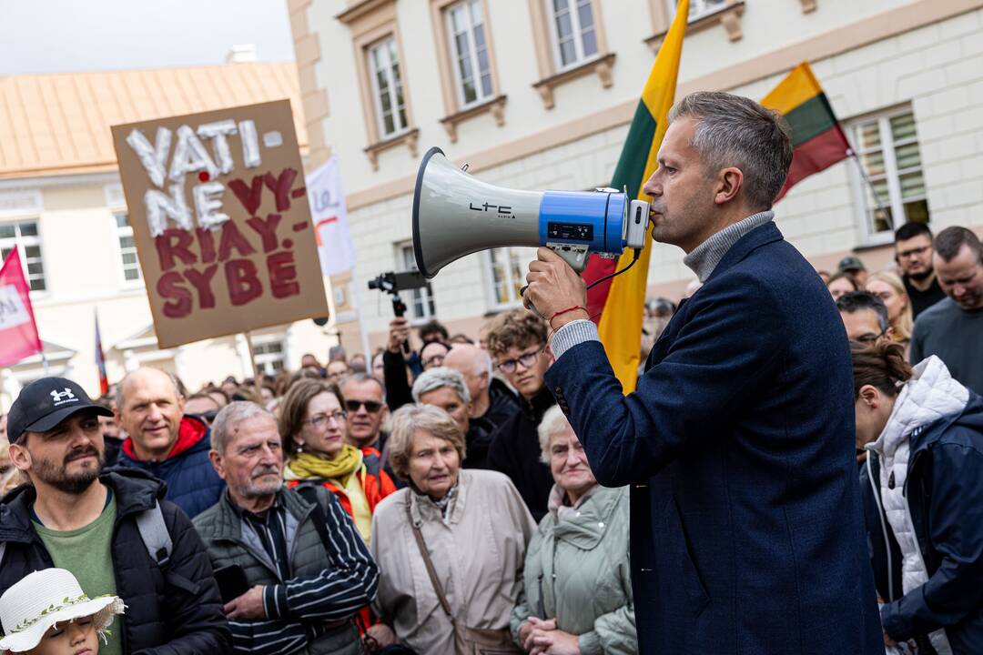 Sostinėje – protestas „Gėdos diena“