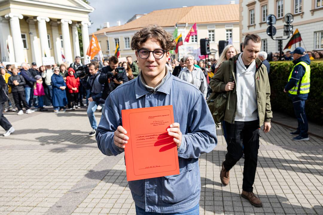Sostinėje – protestas „Gėdos diena“