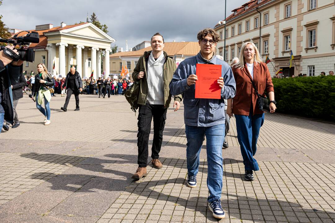 Sostinėje – protestas „Gėdos diena“