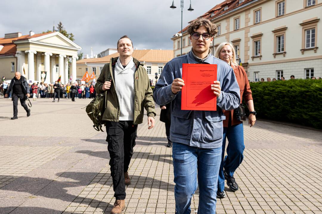 Sostinėje – protestas „Gėdos diena“