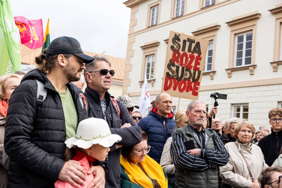 Sostinėje – protestas „Gėdos diena“