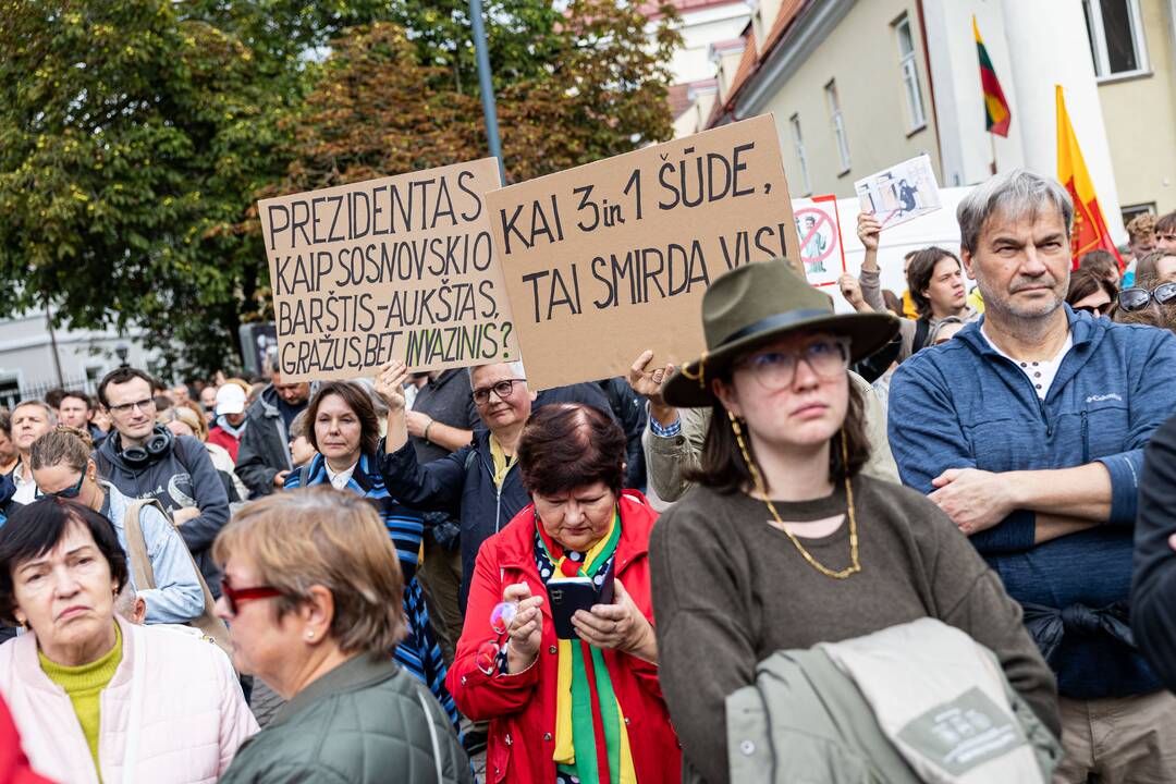 Sostinėje – protestas „Gėdos diena“