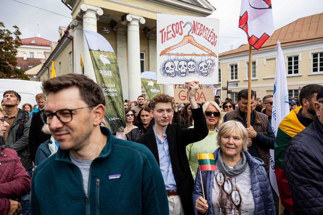 Sostinėje – protestas „Gėdos diena“