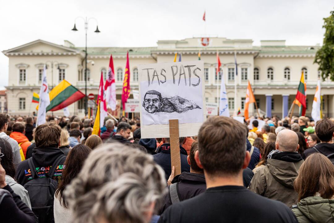 Sostinėje – protestas „Gėdos diena“