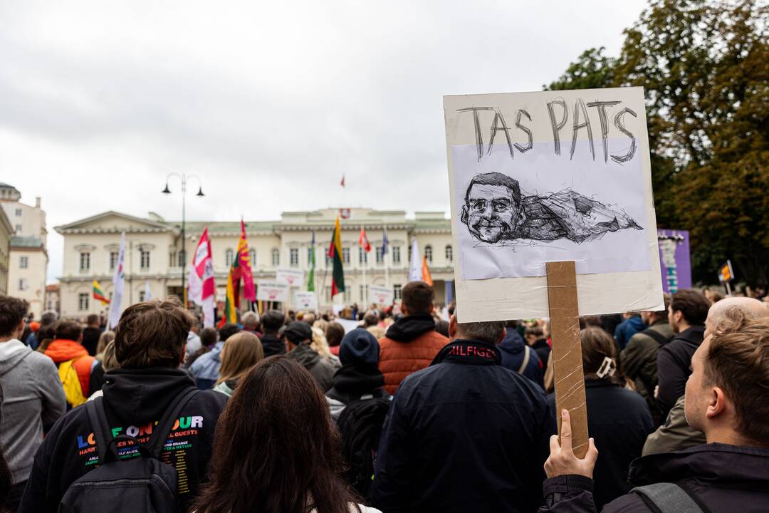 Sostinėje – protestas „Gėdos diena“