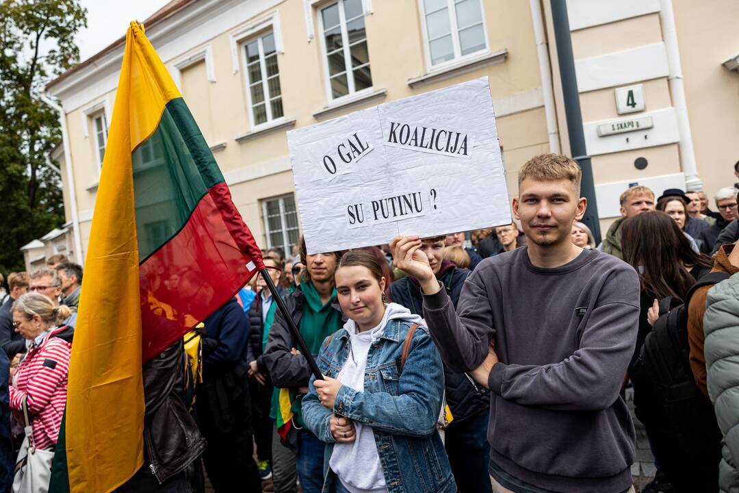 Sostinėje – protestas „Gėdos diena“