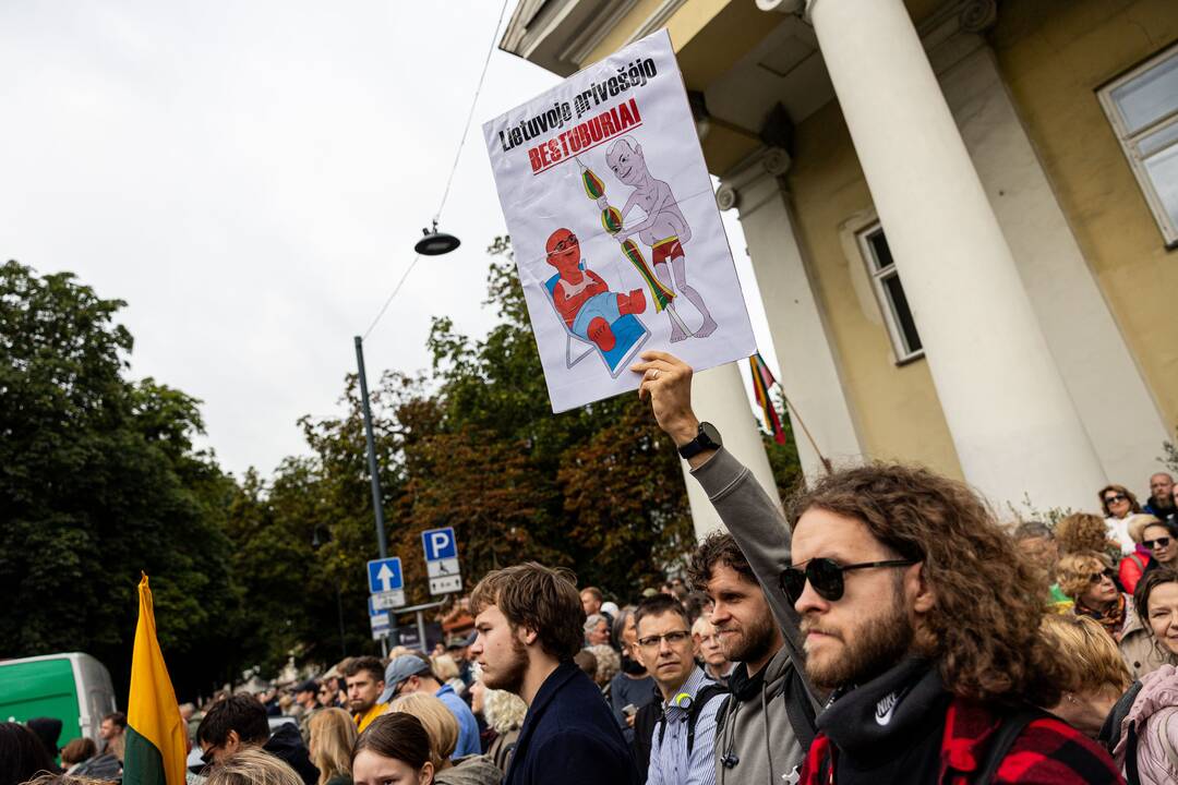 Sostinėje – protestas „Gėdos diena“