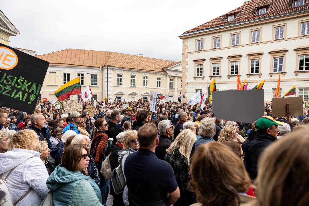Sostinėje – protestas „Gėdos diena“