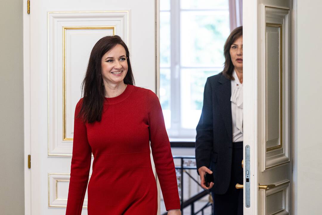 Ruginienė susitiko su Nausėda