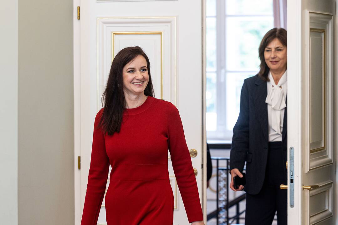 Ruginienė susitiko su Nausėda